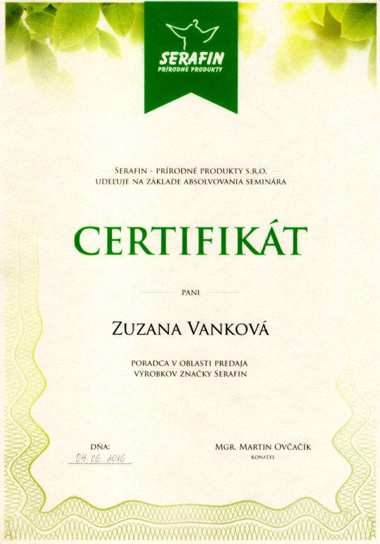 Certifikát